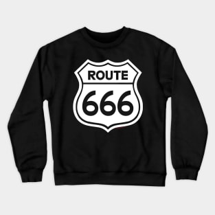 Route 666 - Highway to Hell Crewneck Sweatshirt